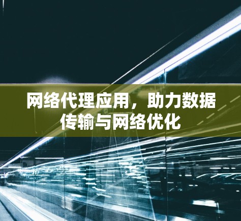 网络代理应用,助力数据传输与网络优化