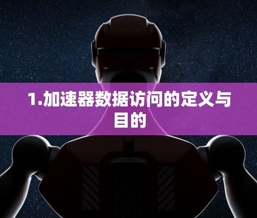 1.加速器数据访问的定义与目的