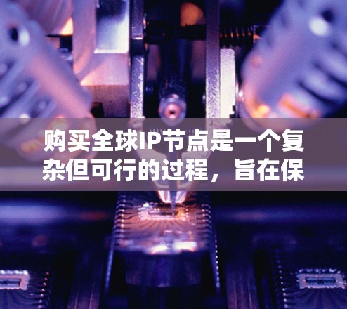 购买全球IP节点是一个复杂但可行的过程,旨在保护网络环境并提高安全性。以下是一个详细且有条理的步骤指南