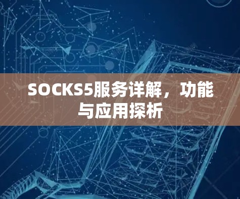 SOCKS5服务详解,功能与应用探析